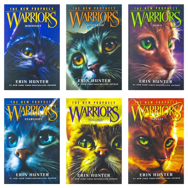 Warriors Cats Series 2 The New Prophecy By Erin Hunter 6 Books Set