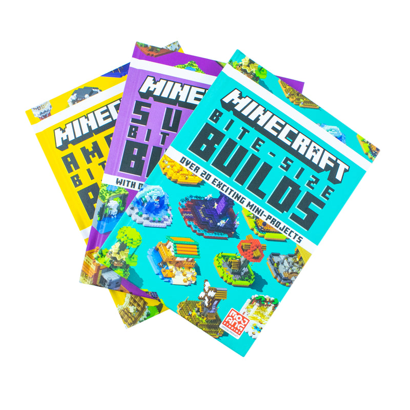 ["9780008537548", "bite-size builds", "children books", "childrens books", "Childrens Books (7-11)", "Minecraft", "minecraft book", "minecraft book collection", "minecraft book set", "minecraft books", "minecraft books set", "minecraft collection", "minecraft game", "minecraft game minecraft", "minecraft game minecraft game", "minecraft official", "minecraft series", "mojang", "mojang ab", "video game tie in", "video games"]