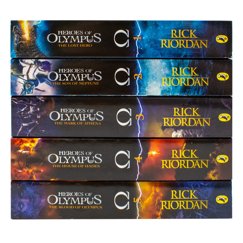 The Heroes of Olympus The Complete 5 Books Set By Rick Riordan