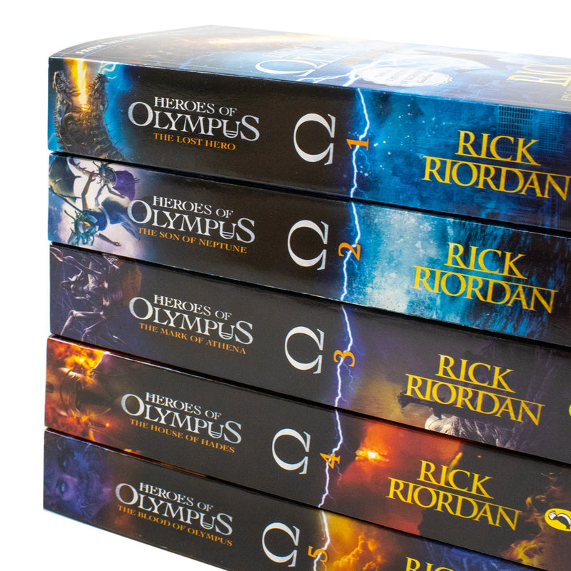 The Heroes of Olympus The Complete 5 Books Set By Rick Riordan