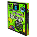 DK Seriously Brilliant Biology 3 Books Box Set and 1 Poster (The Body Book, The DNA Book and The Bacteria Book)