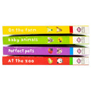 Bright Baby Touch and Feel 4 Books Collection Boxed Set: On the Farm, Baby Animals, at the Zoo and Perfect Pets (Bright Baby Touch and Feel)