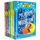 Montgomery Bonbon Series 5 Books Collection Set By Alasdair Beckett-King (Murder at the Museum, Death at the Lighthouse, Mystery at the Manor, Sabotage at Sea, Scandal on the Stage)