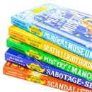 Montgomery Bonbon Series 5 Books Collection Set By Alasdair Beckett-King (Murder at the Museum, Death at the Lighthouse, Mystery at the Manor, Sabotage at Sea, Scandal on the Stage)