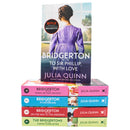 Bridgerton Series 5 Books Collection Set (Books 5-9) by Julia Quinn (To Sir Phillip With Love, When He Was Wicked, It's In His Kiss, On The Way To The Wedding & Happily Ever After)