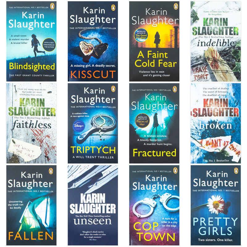 ["9780678454114", "a faint cold fear", "adult fiction", "blindsighted", "broken", "cop town", "crime fiction", "faithless", "fallen", "fiction books", "fractured", "indelible", "karin slaughter", "karin slaughter books", "karin slaughter collection", "karin slaughter will trent atlanta books set", "karin slaughter will trent atlanta collection", "karin slaughter will trent atlanta series", "kisscut", "mystery fiction", "pretty girls", "the atlanta series", "the will trent series", "triptych", "unseen", "will trent atlanta series", "will trent series grant county series atlanta series"]