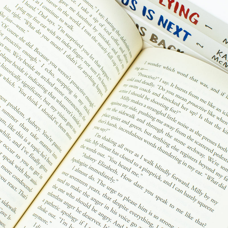 ["9780678468111", "9789526541228", "children books", "children school stories", "children thrillers books", "crime mystery fiction", "fiction books", "karen mcmanus", "karen mcmanus book collection", "karen mcmanus book collection set", "karen mcmanus book set", "karen mcmanus books", "karen mcmanus collection", "karen mcmanus series", "one of us is lying", "one of us is next", "the cousins", "two can keep a secret", "you will be the death of me", "you'll be the death of me", "young adult books", "young adult mystery fiction books"]