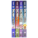 Dog Man Series 11-14 Collection 4 Books Set By Dav Pilkey (Twenty Thousand Fleas Under the Sea, The Scarlet Shedder, Big Jim Begins, Big Jim Believes)