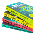 Mick Herron Zoe Boehm Thrillers 4 Books Collection Set (Down Cemetery Road, The Last Voice You Hear, Why We Die, Smoke and Whispers)