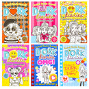 Dork Diaries Series 6 Books Collection Set (Birthday Drama!, Spectacular Superstar, I Love Paris!, Sister Showdown!, OMG!, How to Dork Your Diary)