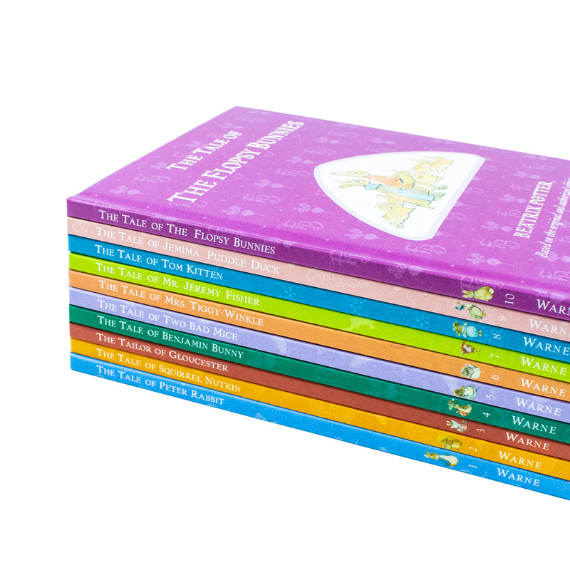 ["9780723277347", "beatrix potter", "beatrix potter peter rabbit books", "books for children", "Children Book", "children book set", "children collection", "Children Story Books", "Childrens Box Set", "peter rabbit", "peter rabbit books set", "peter rabbit box set", "peter rabbit collection", "peter rabbit library", "Peter rabbit library 10 books set", "peter rabbit picture book", "the peter rabbit", "The Tailor of Gloucester", "The Tale of Jemima Puddle-Duck", "The Tale of Mr. Jeremy Fisher", "The Tale of Mrs. Twiggy Winkle", "The Tale of Peter Rabbit", "The Tale of Squirrel Nutkin", "The Tale of The Flopsy Bunnies", "The Tale of Tom Kitten", "The Tale of Two Bad Mice", "the tales of beatrix potter", "the world of beatrix potter", "the world of peter rabbit and friends", "the world of peter rabbit by beatrix potter", "warne"]