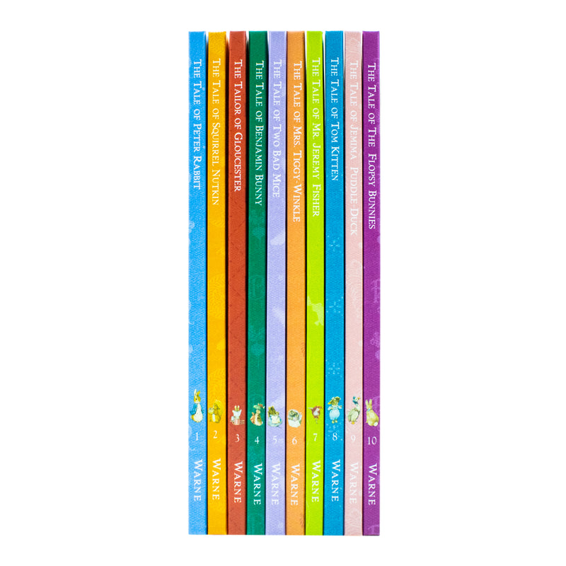 ["9780723277347", "beatrix potter", "beatrix potter peter rabbit books", "books for children", "Children Book", "children book set", "children collection", "Children Story Books", "Childrens Box Set", "peter rabbit", "peter rabbit books set", "peter rabbit box set", "peter rabbit collection", "peter rabbit library", "Peter rabbit library 10 books set", "peter rabbit picture book", "the peter rabbit", "The Tailor of Gloucester", "The Tale of Jemima Puddle-Duck", "The Tale of Mr. Jeremy Fisher", "The Tale of Mrs. Twiggy Winkle", "The Tale of Peter Rabbit", "The Tale of Squirrel Nutkin", "The Tale of The Flopsy Bunnies", "The Tale of Tom Kitten", "The Tale of Two Bad Mice", "the tales of beatrix potter", "the world of beatrix potter", "the world of peter rabbit and friends", "the world of peter rabbit by beatrix potter", "warne"]