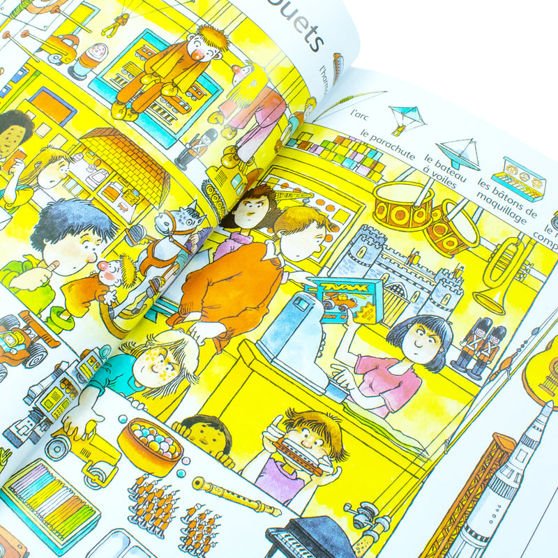 ["9781409566113", "children school books", "Childrens Educational", "educational books", "First Thousand Words (5+)", "foreign language", "heather amery", "Infants", "pre school books", "stephen cartwright", "usborne", "usborne my first thousand words  in french"]