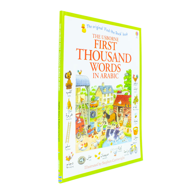 ["9781409570394", "arabic alphabet", "arabic letters", "arabic script", "arabic to english", "Arabic words", "Childrens Educational", "cl0-SNG", "first 1000 words in arabic", "first thousand words", "First Thousand Words in Arabic", "foreign language", "Infants", "knowledge", "language", "language guides", "languages book", "Learn to Read", "learn to read books", "learning", "my first thousand words collection", "my first thousand words in arabic", "usborne", "Usborne First Thousand Words in Arabic"]