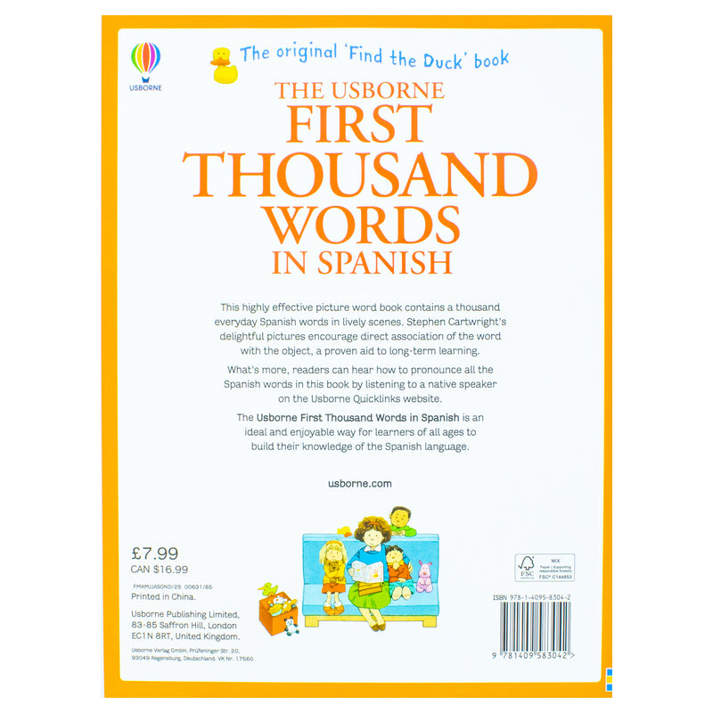 ["9781409583042", "Childrens Educational", "cl0-SNG", "First Thousand Words (5+)", "first thousand words book", "Foreign Language", "heather amery", "Infants", "learn spanish for kids", "learning spanish for kids", "my first thousand words collection", "my first thousand words in spanish", "stephen cartwright", "usborne books"]