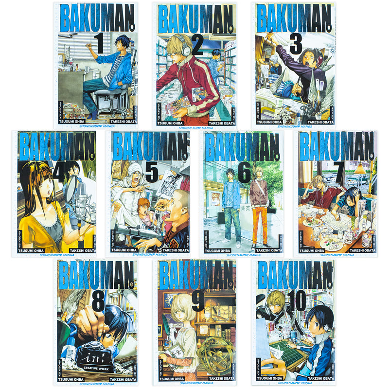 ["9781421560731", "bakuman", "bakuman books set", "bakuman box set", "box set", "children books", "childrens gift set", "cl0-VIR", "comics", "Comics and Graphic Novels", "gift set", "magna books", "takeshi obata", "tsugumi ohba", "young adults"]
