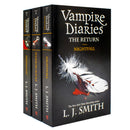 Vampire Diaries The Return 3 Books Set By L J Smith - Book 5 To 7 - Nightfall Shadow Souls Midnight