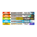 Robin Hood Series 5 Books Collection Set by Robert Muchamore (Hacking, Heists & Flaming Arrows | Piracy, Paintballs & Zebras | Jet Skis, Swamps & Smugglers | Drones, Dams & Destruction | Ransoms, Raids and Revenge)