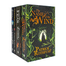 Kingkiller Chronicle Patrick Rothfuss Collection 4 Books Set (The Name of the Wind, The Wise Man’s Fear, The Slow Regard of Silent Things and The Narrow Road Between Desires)