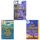 The Vera Stanhope Series Book 9-11 by Ann Cleeves 3 Books Collection Set (The Darkest Evening, The Rising Tide and The Dark Wives)