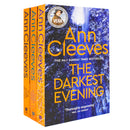 The Vera Stanhope Series Book 9-11 by Ann Cleeves 3 Books Collection Set (The Darkest Evening, The Rising Tide and The Dark Wives)