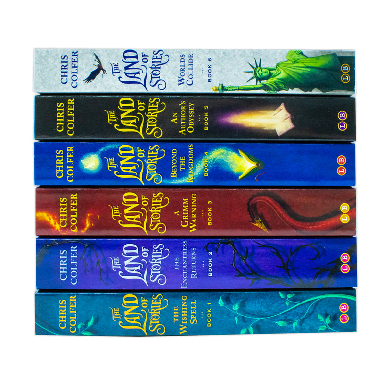 ["9781510201941", "A Grimm Warning", "An Authors Oddyssey", "beyond the kingdom", "Childrens Books (7-11)", "chirs colfer", "Chris Colfer Books", "chris colfer land of stories series", "cl0-PTR", "enchantress returns", "grim warning", "land of stories", "Land of stories 6 books collection set", "land of stories books", "land of stories Box set", "land of stories colfer", "land of stories collection", "land of stories series", "land of stories set", "The Enchantress Returns", "the land of stories book set", "the land of stories collection", "the land of stories paperback set", "The Wishing Spell", "wishing spell", "Worlds Collide", "young teen"]