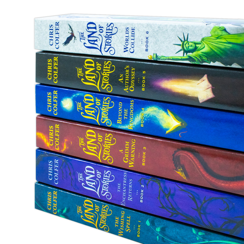 ["9781510201941", "A Grimm Warning", "An Authors Oddyssey", "beyond the kingdom", "Childrens Books (7-11)", "chirs colfer", "Chris Colfer Books", "chris colfer land of stories series", "cl0-PTR", "enchantress returns", "grim warning", "land of stories", "Land of stories 6 books collection set", "land of stories books", "land of stories Box set", "land of stories colfer", "land of stories collection", "land of stories series", "land of stories set", "The Enchantress Returns", "the land of stories book set", "the land of stories collection", "the land of stories paperback set", "The Wishing Spell", "wishing spell", "Worlds Collide", "young teen"]