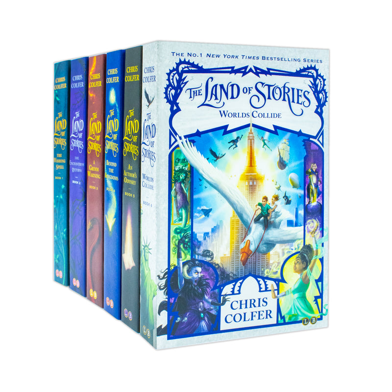 ["9781510201941", "A Grimm Warning", "An Authors Oddyssey", "beyond the kingdom", "Childrens Books (7-11)", "chirs colfer", "Chris Colfer Books", "chris colfer land of stories series", "cl0-PTR", "enchantress returns", "grim warning", "land of stories", "Land of stories 6 books collection set", "land of stories books", "land of stories Box set", "land of stories colfer", "land of stories collection", "land of stories series", "land of stories set", "The Enchantress Returns", "the land of stories book set", "the land of stories collection", "the land of stories paperback set", "The Wishing Spell", "wishing spell", "Worlds Collide", "young teen"]