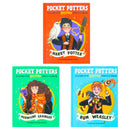 Harry Potter: Pocket Potters by J.K. Rowling Illustrated 3 Books Collection Set (Harry Potter, Ron Weasley and Hermione Granger)
