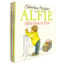 Shirley Hughes Alfie Collection 10 Books Set (Alfie Gets in First,  Alfie's Feet,  An Evening At Alfie's, Alfie Gives A Hand, Alfie Wins A Prize, Alfie Outdoors, All About Alfie, Alfie on Holiday and More)