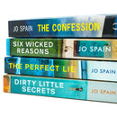 Jo Spain Series Collection 4 Books Set (The Confession, Six Wicked Reasons, The Perfect Lie, Dirty Little Secrets)