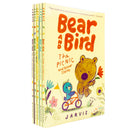 Bear and Bird Series 5 Book Collection Set by Jarvis (The Picnic, The Stars, The Adventure, The Stick, The Cave)