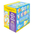 Our World, Our Home Little Library Collection 8 Books Box Set (Over on the Farm, in the Ocean, in a River, in the Forest, on a Mountain, in the Grasslands, on a Desert and in the Jungle)