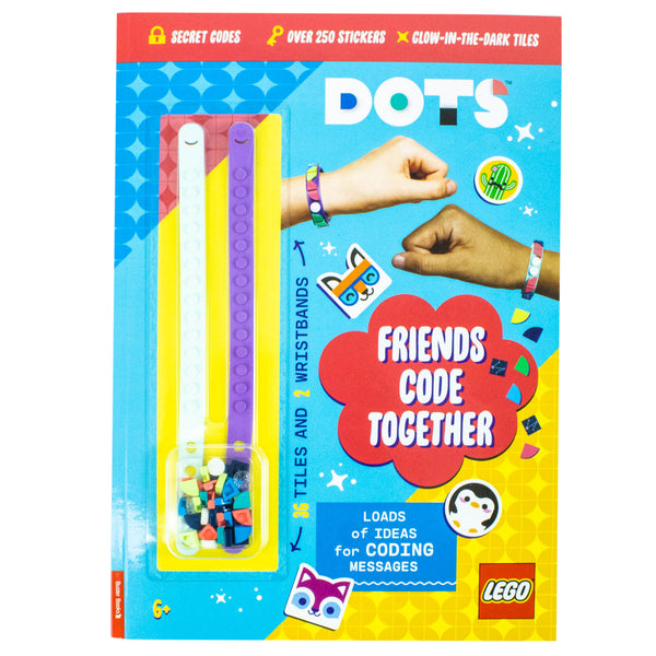 LEGO DOTS: Friends Code Together (with stickers, LEGO tiles and two wristbands)