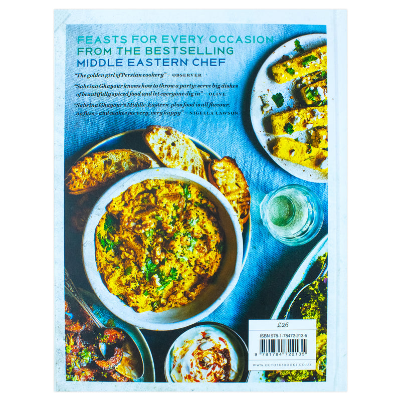 ["9781784722135", "asian food and drink", "breakfasts", "cardamom amp", "celebrations", "cinnamon cream", "cl0-PTR", "cooking books", "cooking recipe", "feasts", "feasts and brunch.", "feasts by sabrina ghayour", "feasts sabrina ghayour", "feasts sabrina ghayour recipes", "fennel baklava", "Grilled corn in harissa mayo", "macadamia squares", "middle eastern food and drink", "occasions", "Persiana And Sirocco", "recipe books", "recipes", "restaurant cookbook", "Roasted cod", "sabrina ghayour", "sabrina ghayour bazaar", "sabrina ghayour books", "sabrina ghayour cooking", "sabrina ghayour cooking books", "sabrina ghayour feasts", "sabrina ghayour feasts recipes", "sabrina ghayour persian recipe", "sabrina ghayour vegetarian recipe", "Sirocco", "Spiced rhubarb cake", "street food", "summer feasts", "sumptuous", "Tamarind sticky ribs", "The Sunday Times No1 Bestselling Author", "Times no.1 bestselling", "vegetable cooking", "vegetarian", "vegetarian recipe books", "vegetarian recipe collection", "White chocolate"]