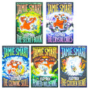Flember Series 5 Books Collection Set (Books 1-5) by Jamie Smart (The Secret Book, The Crystal Caves, The Glowing Skull, The Power of the Wildening, The Golden Heart)