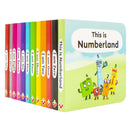 Numberblocks 12 Mini Board Books Carry Case – Learn Numbers Early Learning Preschool Collection