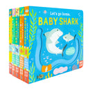 Let’s Go Home Series 5 Books Collection Set (Baby Shark, Baby T-Rex, Baby Tiger, Baby Puppy, Baby Lion)