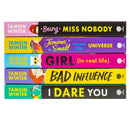 Tamsin Winter 5 Books Collection Set (Girl (In Real Life), Being Miss Nobody, Bad Influence, Jemima Small Versus the Universe and I Dare You)