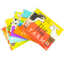 Axel Schefflers Flip Flap Series 5 Books Collection (1-5) (Farm, Jungle, Pets, Zoo, Minibeasts)