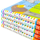 Axel Schefflers Flip Flap Series 5 Books Collection (6-10) (Safari, Ocean, Dinosaurs, Frozen, Forest)