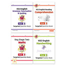 CGP KS2 Year 3 Workbook Bundle – Ages 7-8 (Grammar Punctuation and Spelling, Reading Comprehension, Handwriting, Maths)