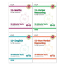 CGP 11+ GL 10-Minute Tests Bundle – Ages 10-11 (Maths, English, Verbal Reasoning, Non-Verbal Reasoning)