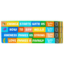 My First Behaviour and Manners Library 4 Books Collection Set by Sophie Beer (Change Starts With Us, Love Makes a Family, Kindness Makes Us Strong & How to say Hello)