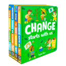 My First Behaviour and Manners Library 4 Books Collection Set by Sophie Beer (Change Starts With Us, Love Makes a Family, Kindness Makes Us Strong & How to say Hello)