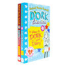 Dork Diaries 2 Books Collection Set by Rachel Renee Russell (Dork Diaries OMG: All About Me Diary & Dork Diaries 3 ½ : How to Dork Your Diary)