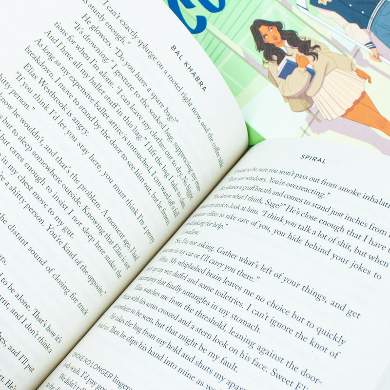 ["9783101464155", "bal khabra", "bal khabra books", "bal khabra collection", "bal khabra series", "bal khabra set", "College setting", "Collide", "contemporary romance", "Dual POV", "Fake-dating", "Forced proximity", "Found family", "He falls first", "hockey", "ice hockey", "Multi-racial characters", "new adult romance", "No third act breakup", "Off The Ice", "Off The Ice books", "Off The Ice series", "Reverse grumpy meets sunshine", "Romance", "romance books", "romance fiction", "Romance Novels", "romance sagas", "Romance Stories", "Slow burn", "Spiral", "Sports", "sports romance"]