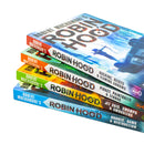 Robin Hood Series 4 Books Collection Set By Robert Muchamore (Piracy Paintballs & Zebras, Hacking Heists & Flaming Arrows, Jet Skis, Swamps Smuggler)