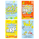Glenn Murphy Collection 4 Books Set (Why is Snot Green?, Stuff That Scares Your Pants Off!, How Loud Can You Burp?, Poo! What IS That Smell?)