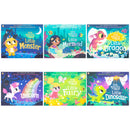 Ten Minutes to Bed Series 6 Books Collection Set By Rhiannon Fielding (Little Fairy, Little Dinosaur, Little Dragon, Little Unicorn, Little Mermaid, Little Monster)